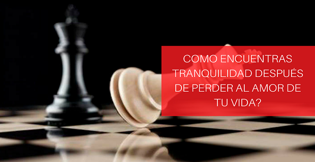 En este momento estás viendo Como encuentras Tranquilidad Después De Perder Al Amor De Tu Vida?